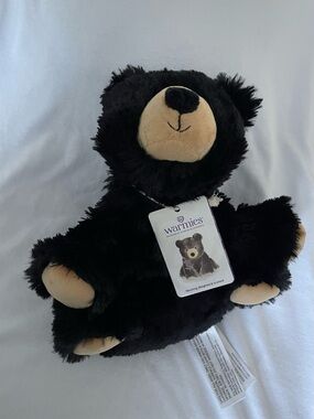 warmies Microwavable & Weighted Stuffed Animals, Black Bear